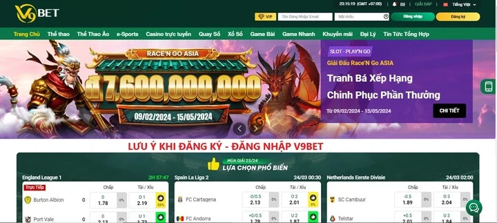 Những lưu ý quan trọng khi đăng ký - đăng nhập v9bet