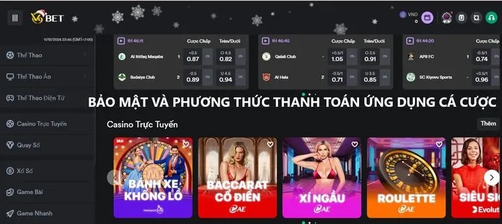 Bảo mật và phương thức thanh toán ứng dụng cá cược là gì?