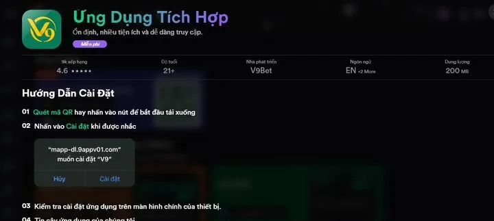 Hướng dẫn cài đặt Ứng dụng cá cược Android/iOS  từ A đến Z